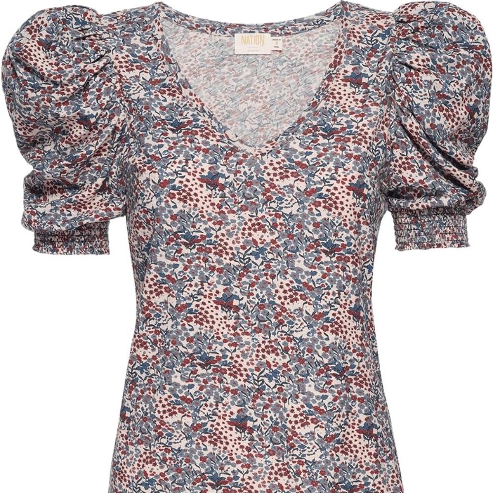 Nation LTD Celine tee, cherry blossom, XS